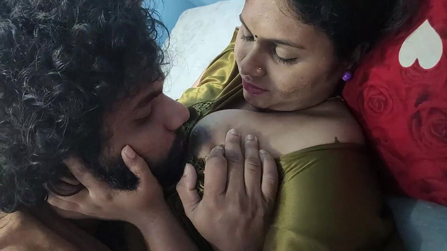 Nighty boobs suck romance of indian couples