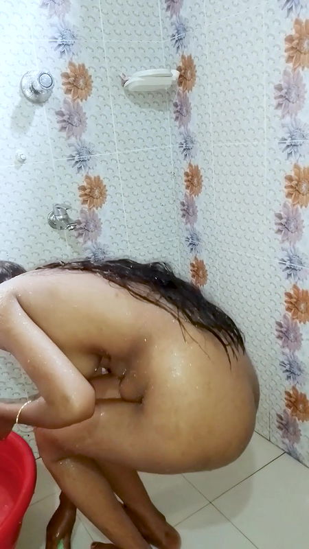 Desi Student Girl Sumaiya Bathroom Fingering Hairy Pussy with Orgasm