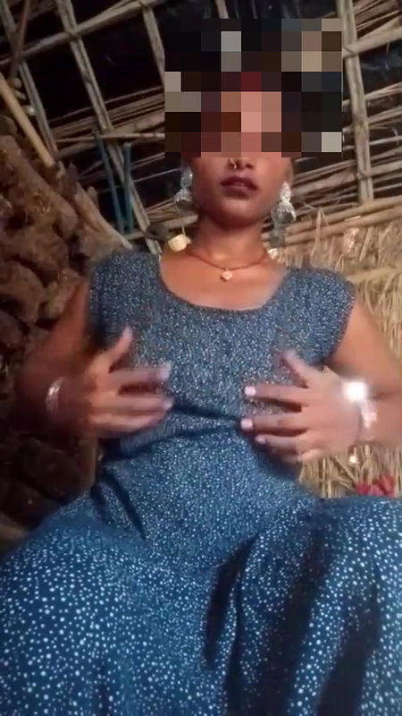 Aunty put her finger in the chute