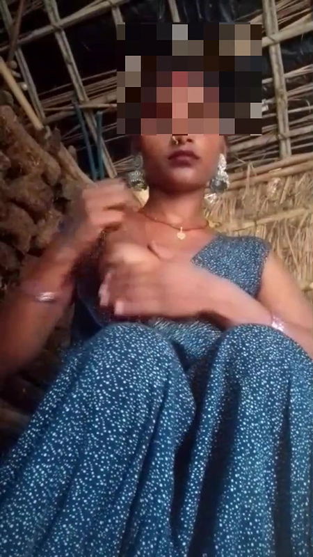 Aunty put her finger in the chute