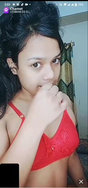 Bangla Lesbian Cpl(Lesbian 03 Girl) Diddle Each Other and Show Boobies and Pussy on Chamet