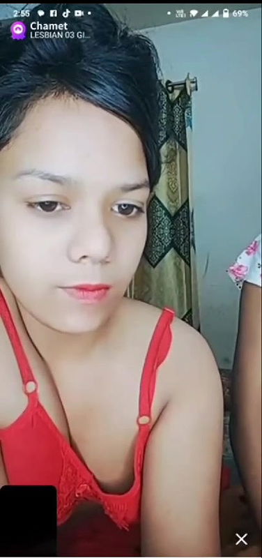 Bangla Lesbian Cpl(Lesbian 03 Girl) Diddle Each Other and Show Boobies and Pussy on Chamet