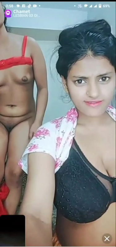Bangla Lesbian Cpl(Lesbian 03 Girl) Diddle Each Other and Show Boobies and Pussy on Chamet
