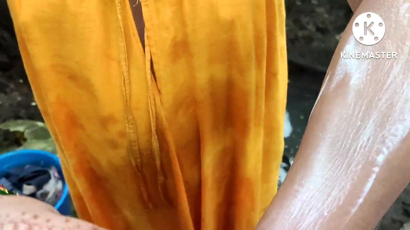 Shaving  indian style hair remove