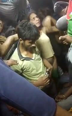 Desi HIJRA Using Bad Words On Train Showing Her Nude For Money