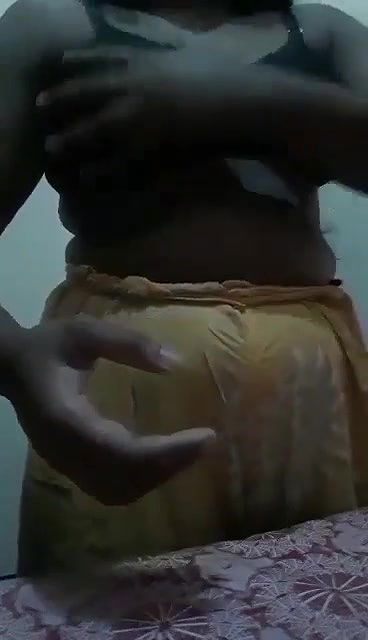 Horny BigBooby Girl Pressing Own Boobs