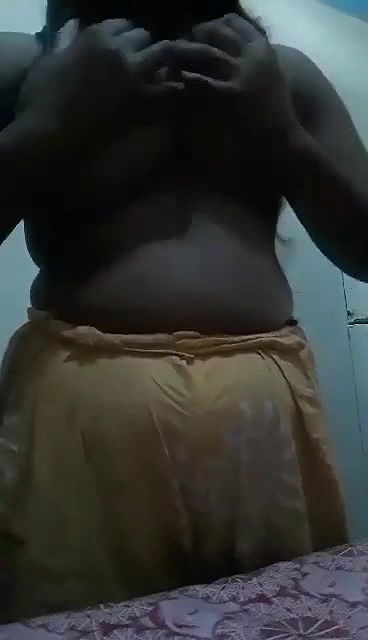 Horny BigBooby Girl Pressing Own Boobs