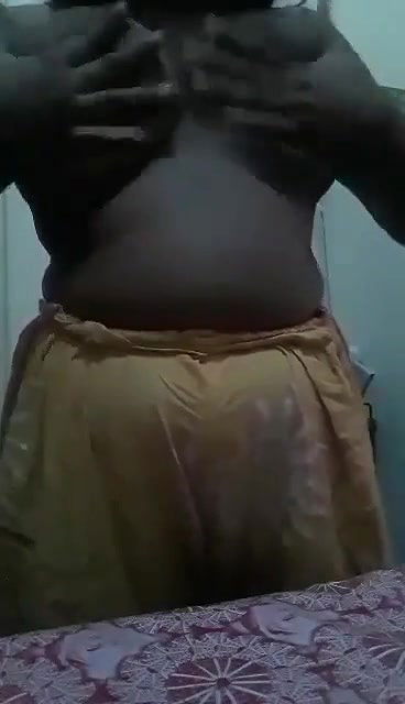 Horny BigBooby Girl Pressing Own Boobs