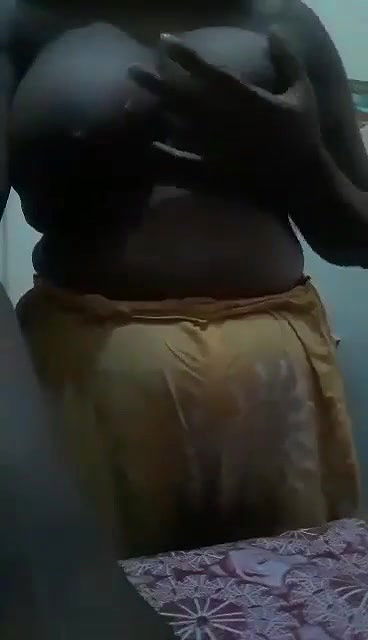 Horny BigBooby Girl Pressing Own Boobs