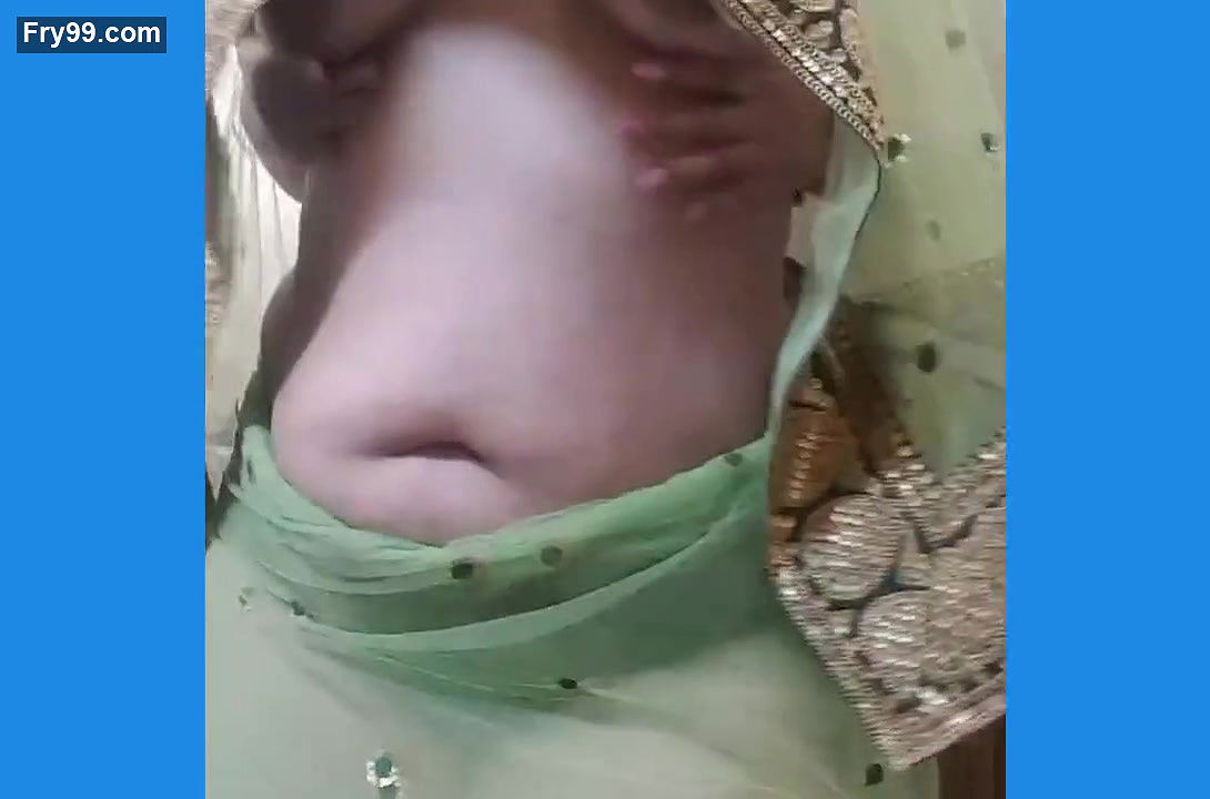 indian bhabi teasing her husband in net saree