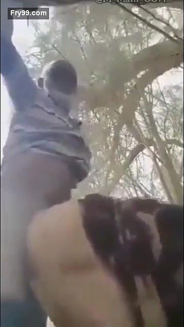 Desi village bhabi fucking outdoor with old father in lw