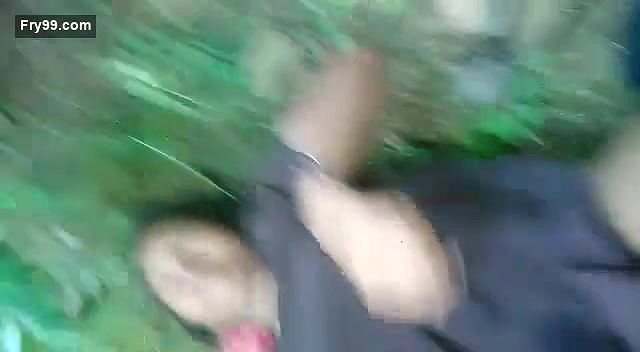 Outdoor fun with village gf