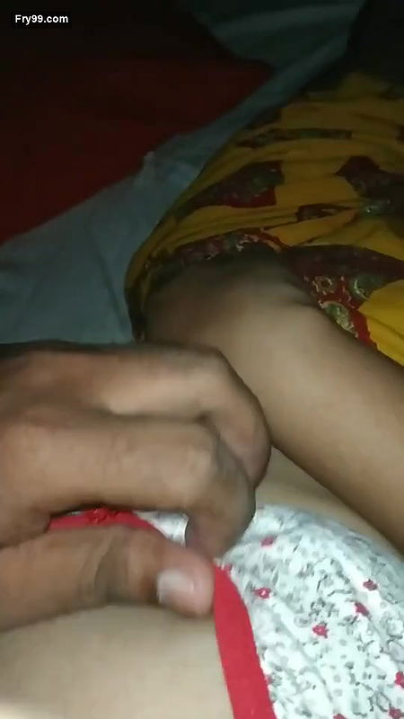 Sexy Desi Wife Boobs Pressing