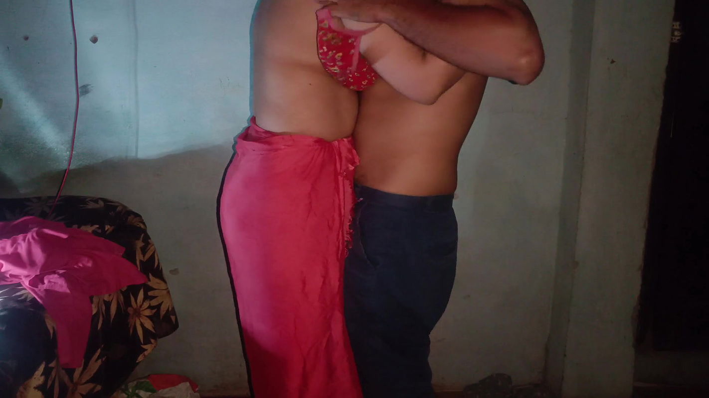 Stepbrother in Red Saree Fucked His Stepsister