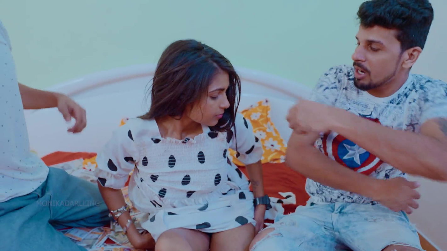 Indian Porn Star Sanjana Gang Bang Video 7inch Huge Cock Raj and New Bodybuilder Boy Hardcore Fuck