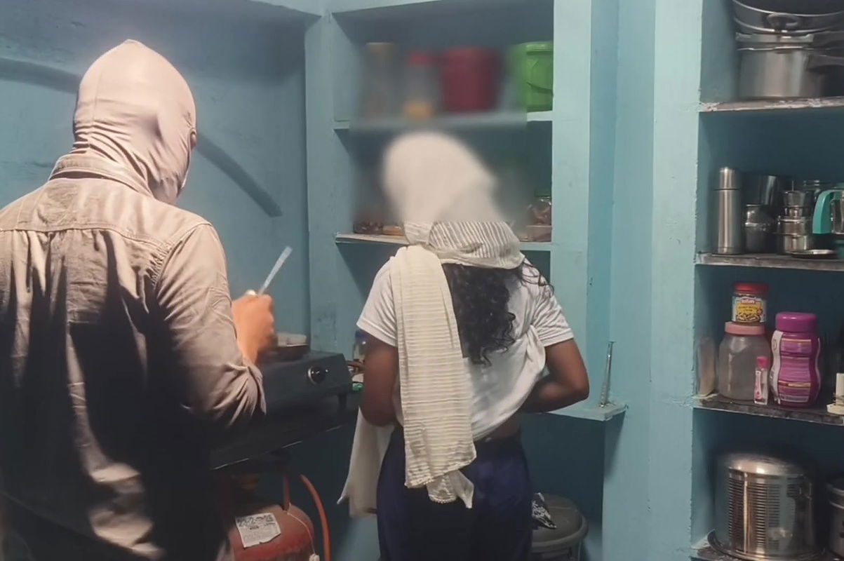 homemade kitchen sex