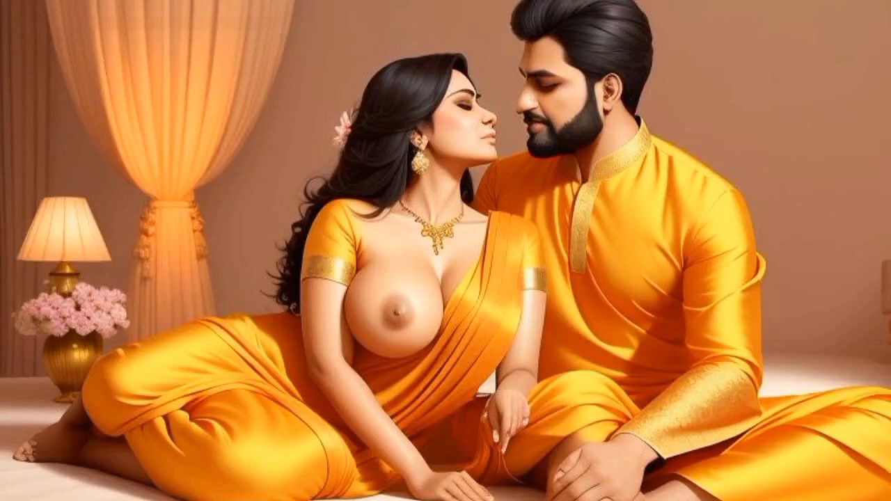 Beautiful Bhabhi Got Doggie Cream pie in Indian Saree