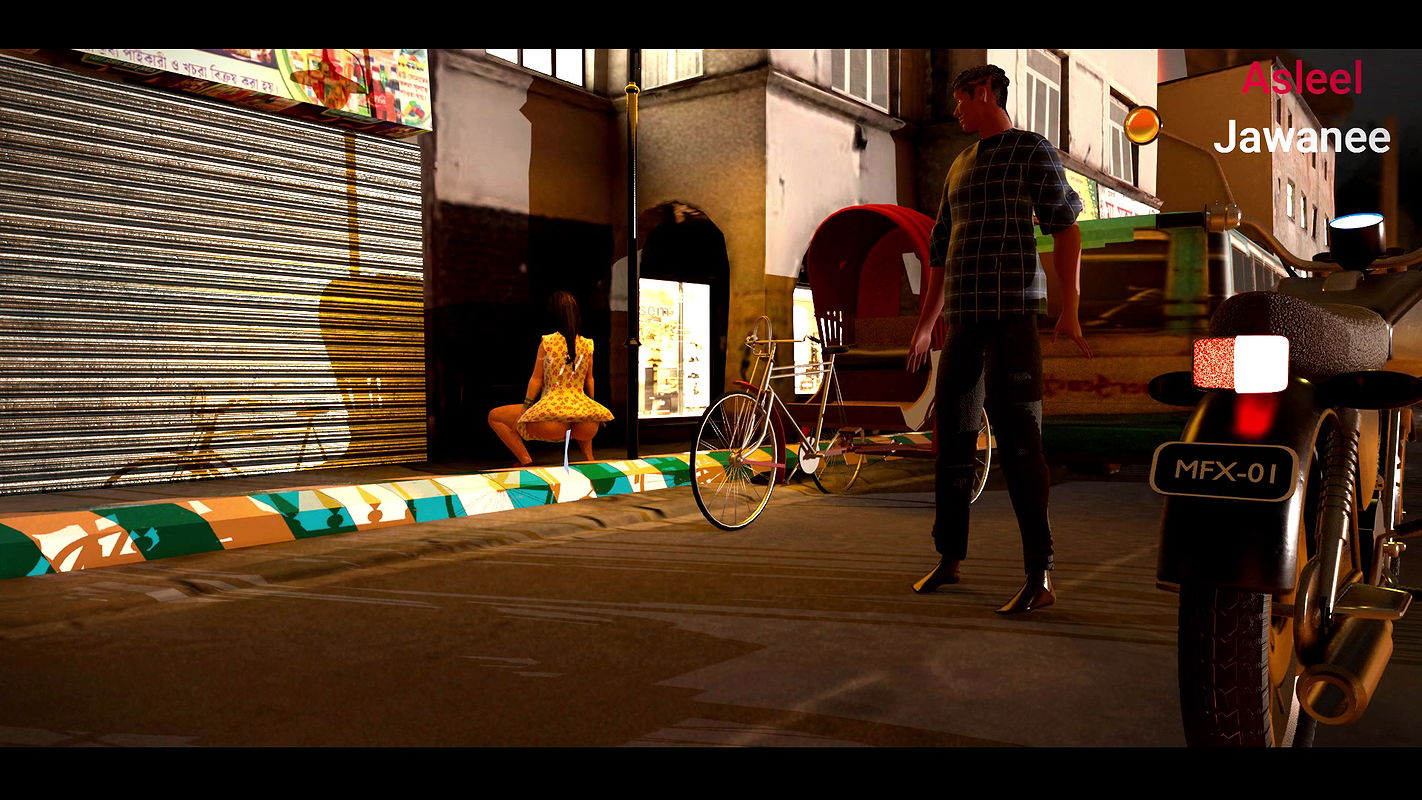 Exited Boyfriend fucked his girlfriend beside the road