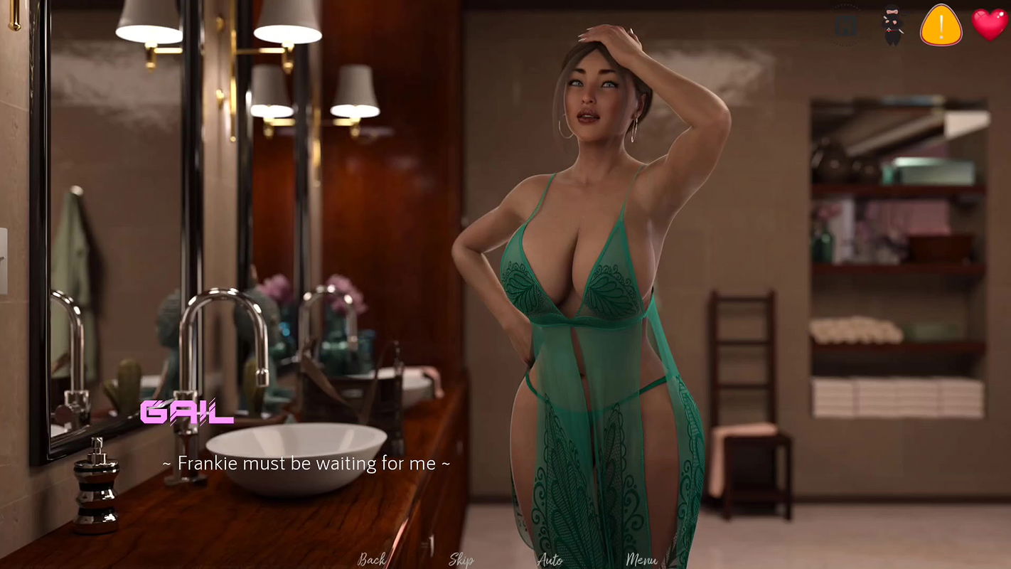 Stepsister having some fun with landlord at night