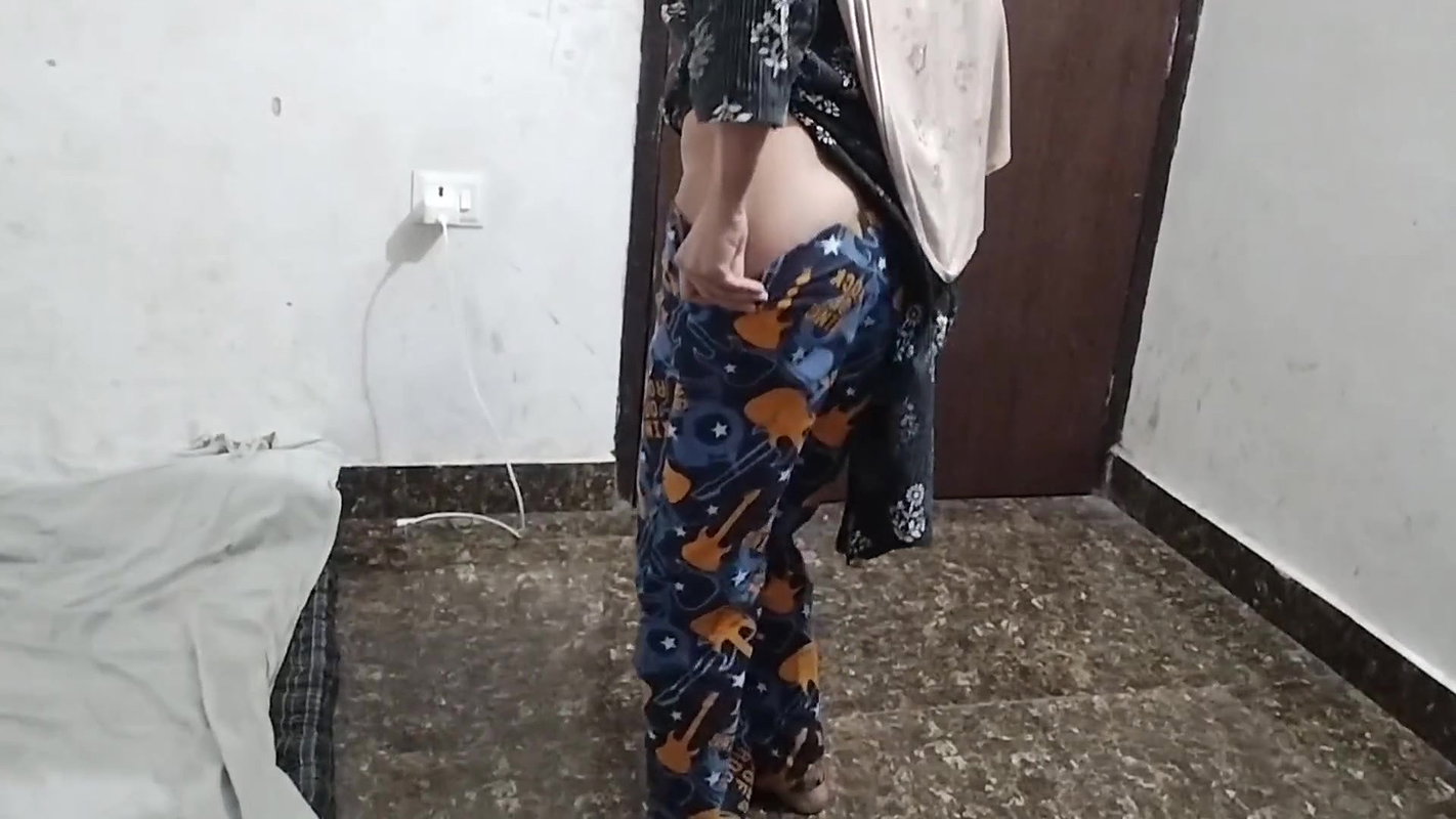 Indian college girl was called to the room