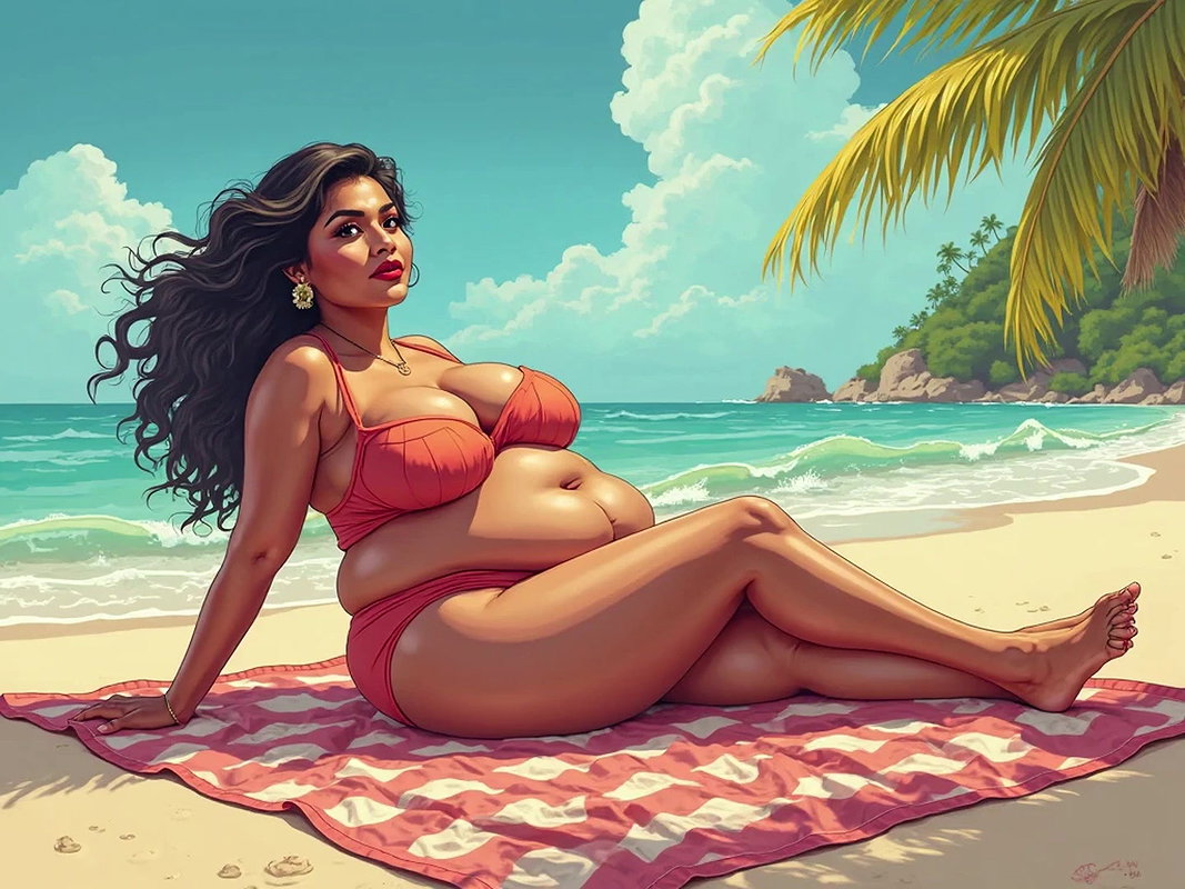 Desi MILF Cartoon Aunty Uncovered – Big Boobs & Hips Fantasy