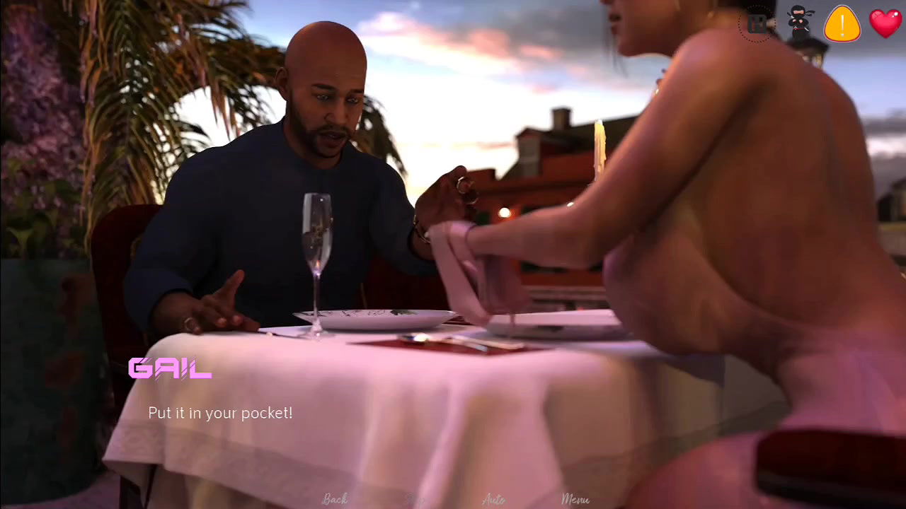 Stepsister takes off her bra in front of the landlord