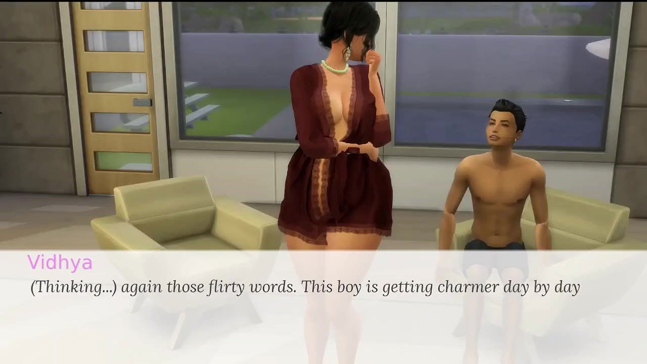 Young guy and Hot Desi milf indian landlady sex part1