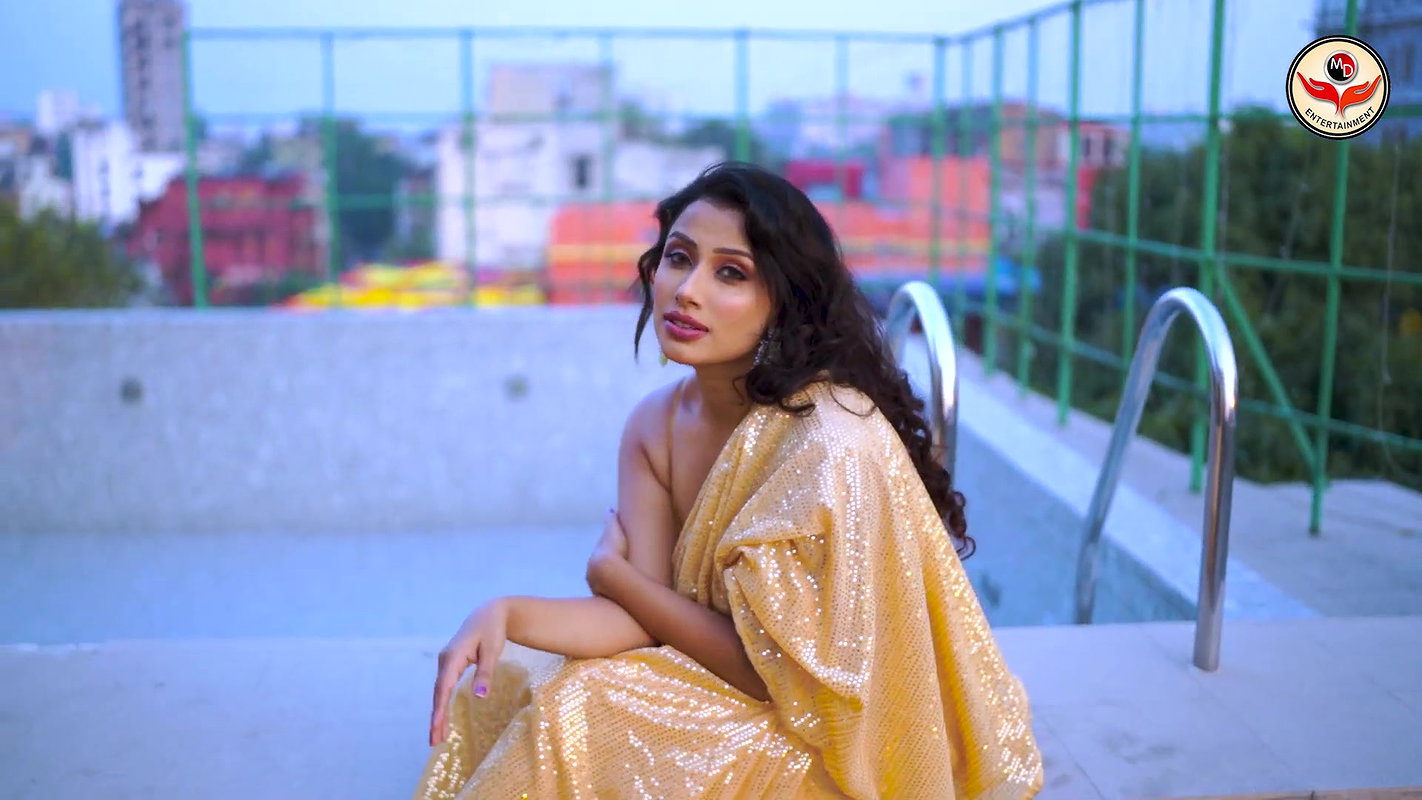 High Fashion Shoot Concept Indian Saree Model Tanaya MD Entertainment Fashion Vlog