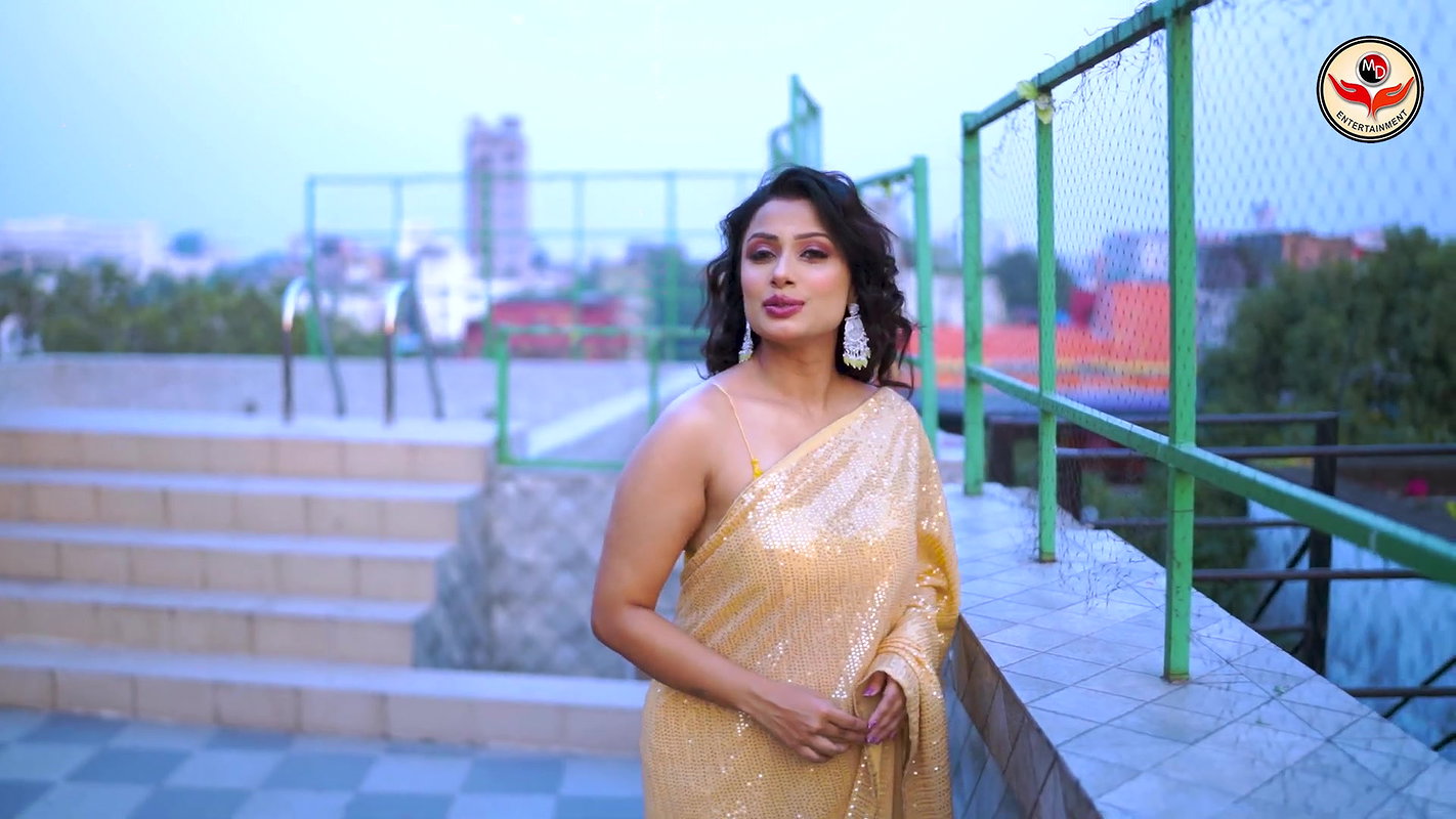 High Fashion Shoot Concept Indian Saree Model Tanaya MD Entertainment Fashion Vlog