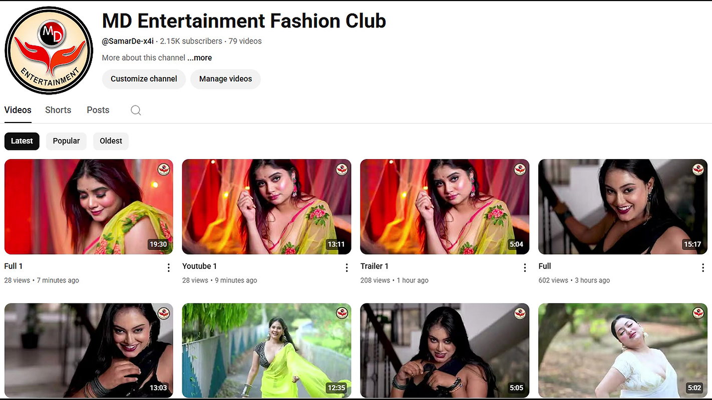 Subscribe MD Entertainment Fashion Club Channel