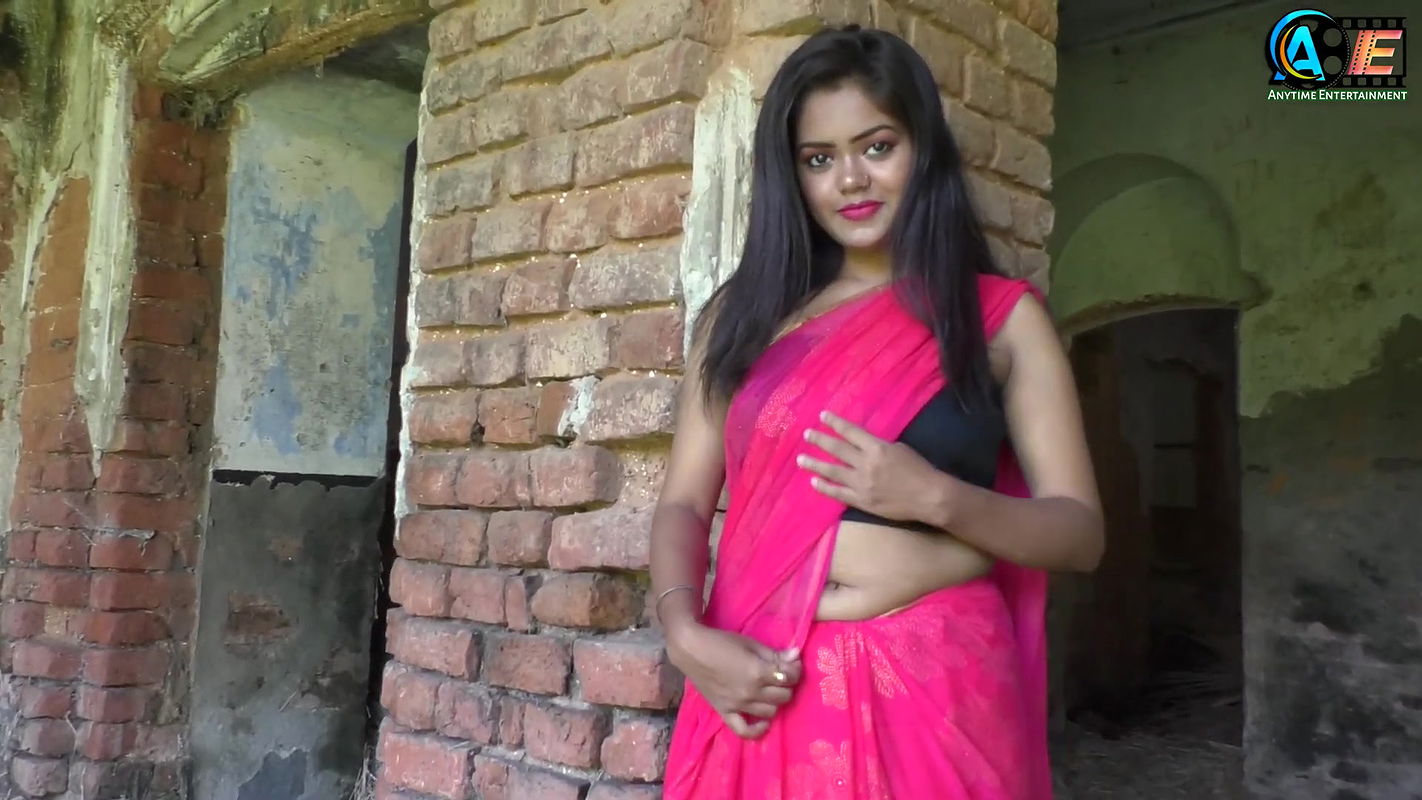 Rupsha  Pink Saree Sleeveless Blouse Video Shoot  Navel Show Video  saree fashion blog
