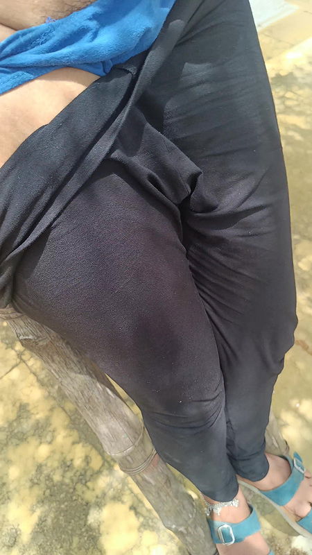 department store staff enjoying outdoor romance and roleplay with owner