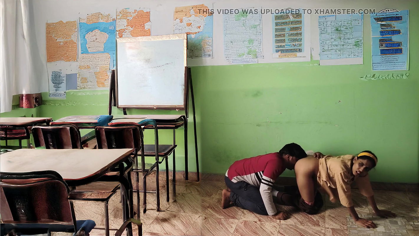Desi Village College Couples Fucking in Classroom