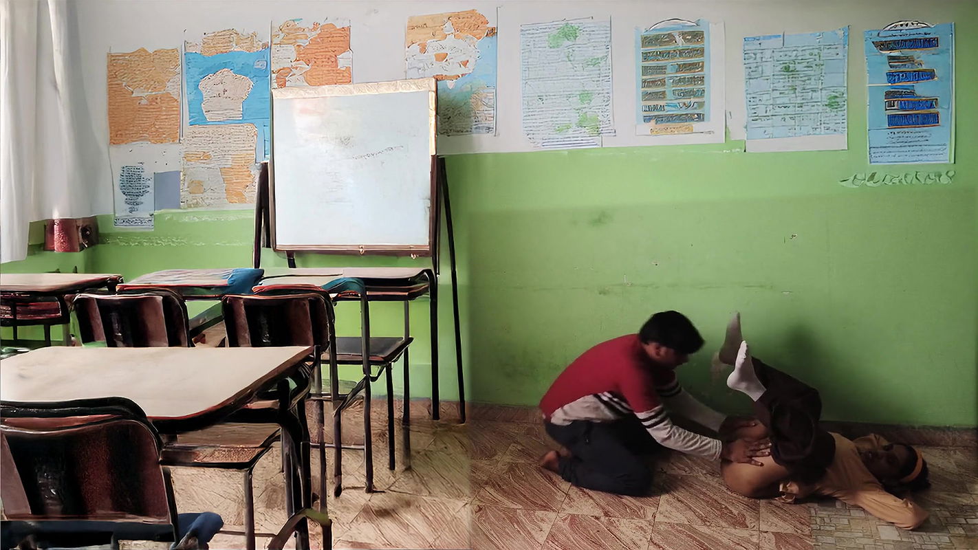 Desi Village College Couples Fucking in Classroom