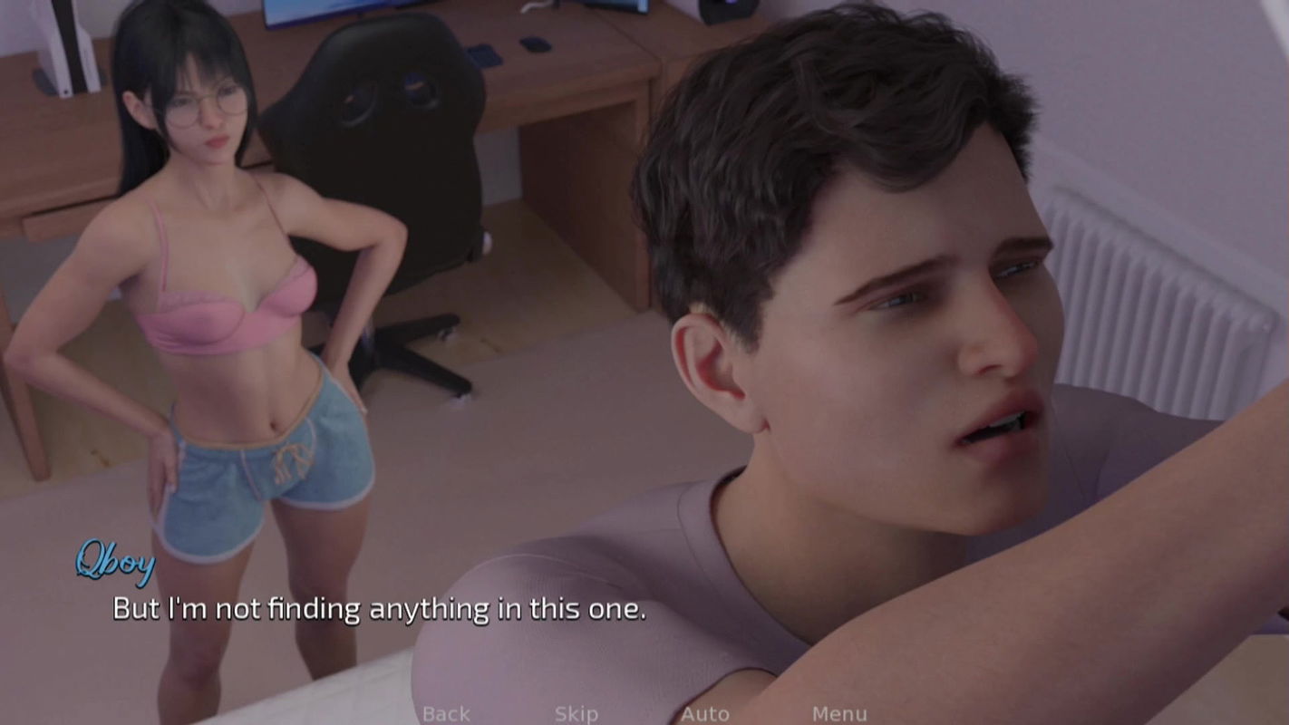 Qboy watch landlady’s secrete fun in basement