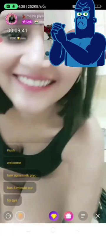 Hot Chamet Me Hu Piyari Pari Masturbating and Show Asshole on Live