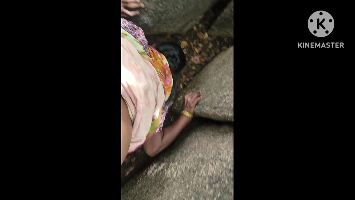 Fucking stepmom in doggy style in jungle