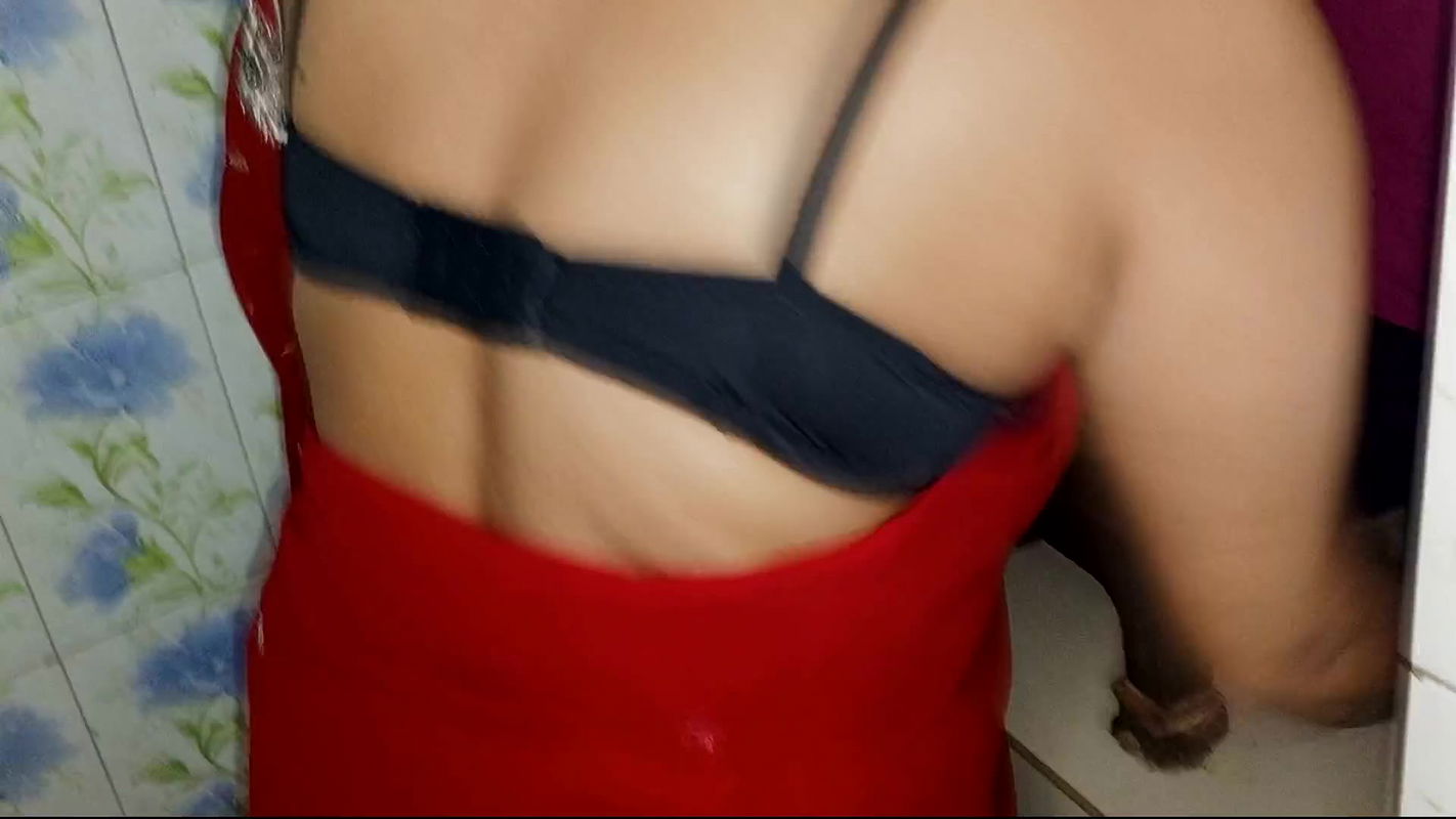 Indian beautiful wife was working in the kitchen, the husband came from behind and started having sex