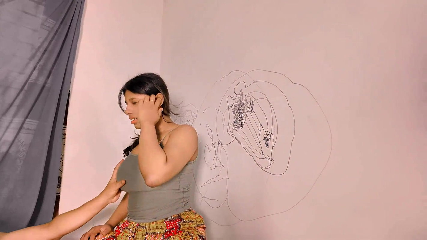 Guy made neighbor fuck in threesome