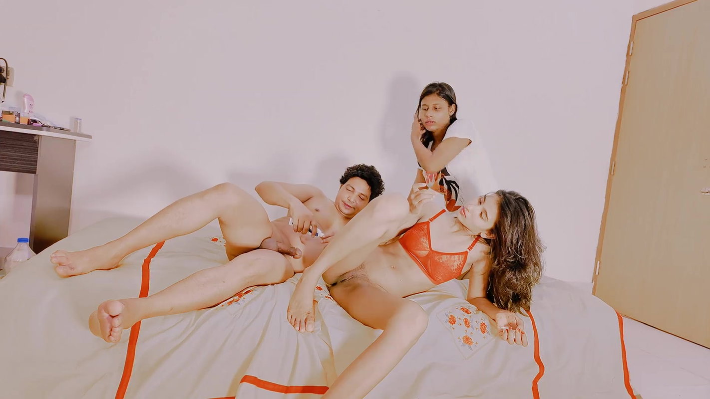 CUM Tight Pussy Step Bro Explodes Cum All Over Step Sister threesome