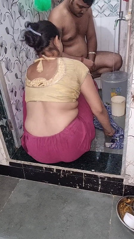 Sister-in-law enjoyed washing clothes, brother-in-law