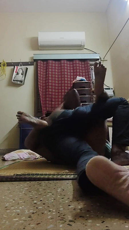 Aunty with boyfriend in hotel room