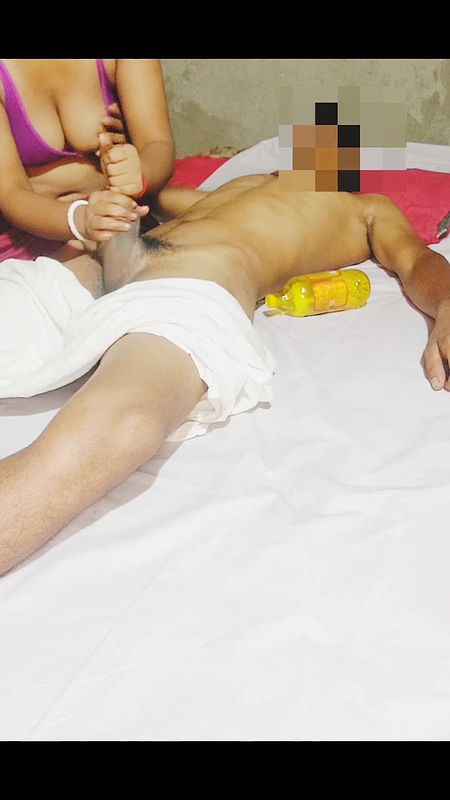 Desi Girl Massages Husband & He Can’t Resist