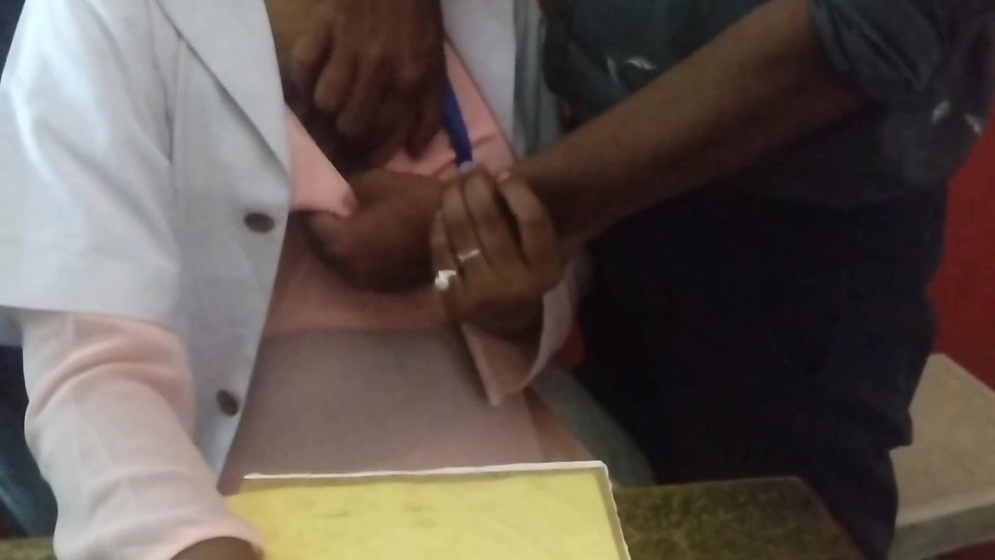 Seeing the sexy doctor, the boy’s mood became and both of thm had sex