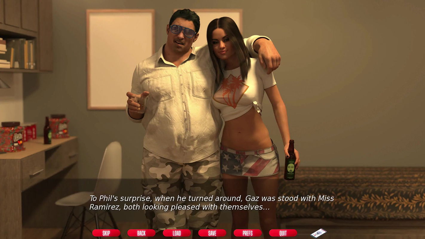 Naughty Neighbours – V0.59 – Ms. Ramirez and Gaz Had to Be Fully Naked in Front of Phil