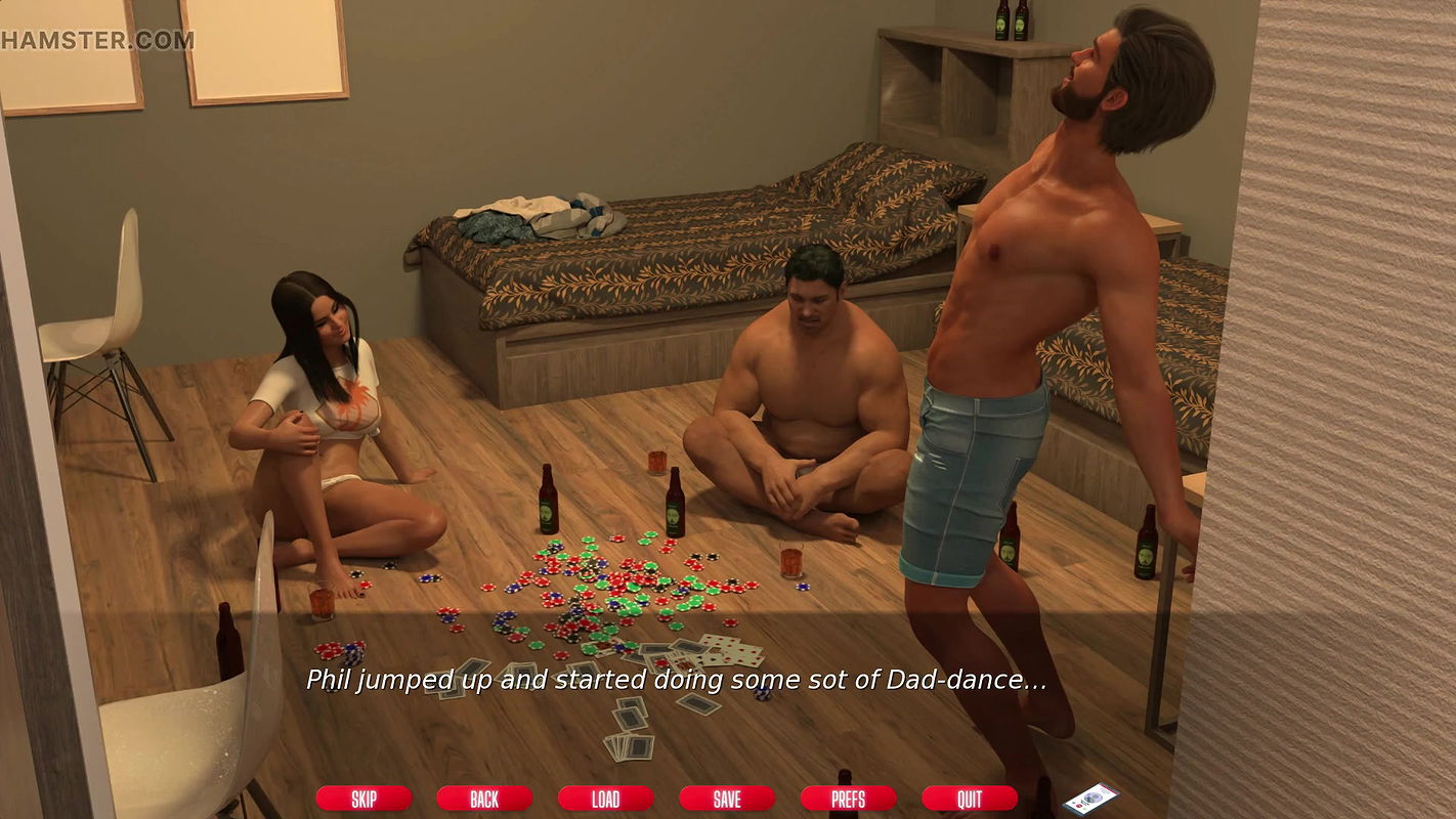 Naughty Neighbours – V0.59 – Ms. Ramirez and Gaz had to be fully naked in front of Phil – Highlight