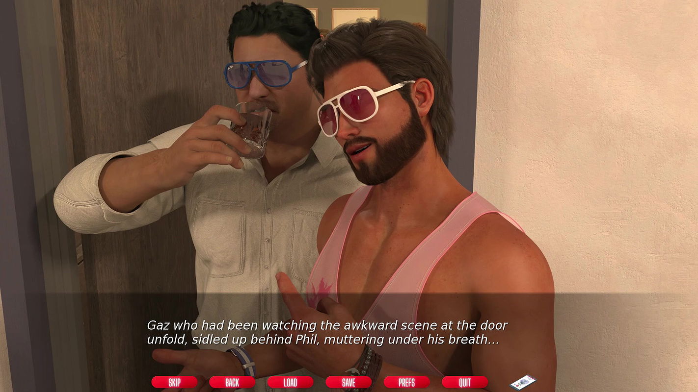 Naughty Neighbours – V0.59 – Ms. Fogge’s breasts were exposed and she kissed Phil – Highlight