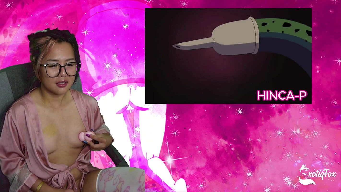 FILL ME UP LIKE HOW HE DID ANDROID 18 – Reacting to Hinca P’s Perfect Cell ExotiqFox Solo Gooner Girl Masturbation