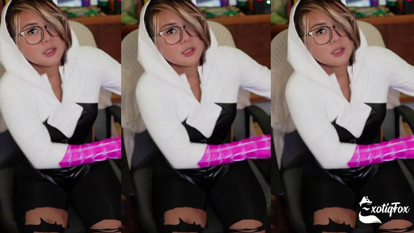 GWEN STACY GETTING HARDCORE FUCKED BY VENOM – ExotiqFox Solo Gooner Girl Masturbation Gooning