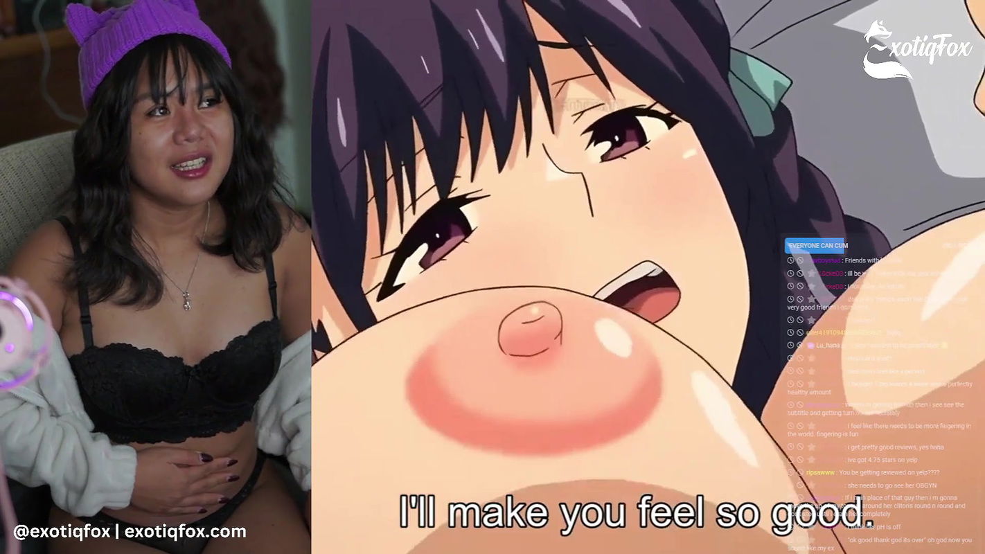 HOT DRAGONBALL HENTAI REACTION CUTE ASIAN STREAMER ExotiqFox Solo Gooner Girl Masturbation Hentai Reaction Funny Vegeta Bulma